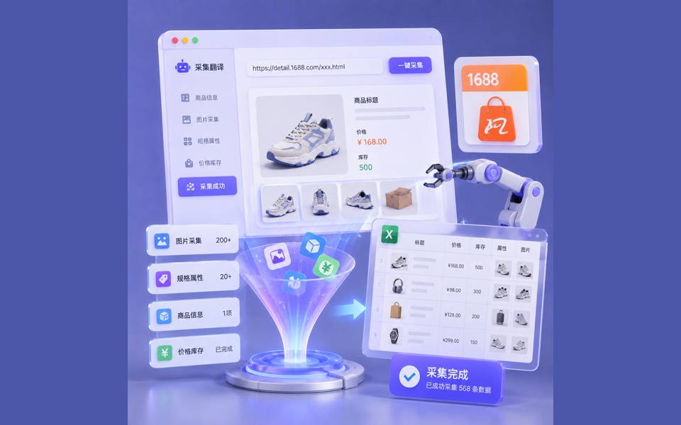 一键采集翻译